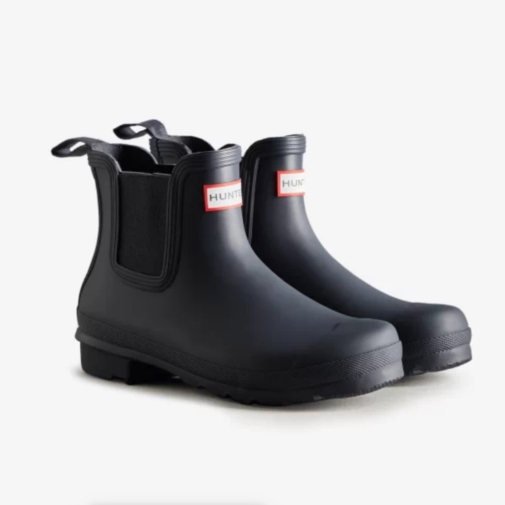 Hunter Original Chelsea Boots in Navy